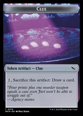 Clue (0014) // Art Card (0041) Double-Sided Token